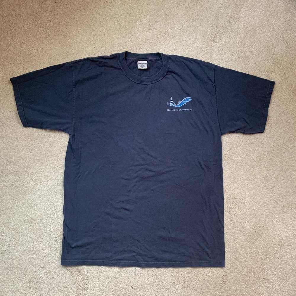 Men's T-shirt   "If you cast it, they will come "  size L